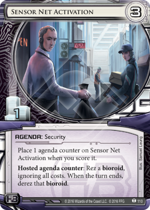 Sensor Net Activation 